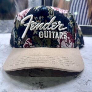 NWT! Ladies Fender Black Interior Trucker Hat
